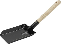 Metall-Kohleschaufel
schwarz lack. m.Holzgriff