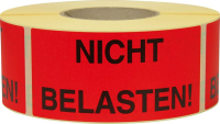 Hinweis Etiketten
Nicht belasten
1.000 Stk/Rolle