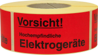 Hinweis Etiketten
Empf. Elektronik
1.000 Stk/Rolle