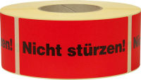 Hinweis Etiketten
Nicht stürzen
1.000 Stk/Rolle