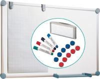 Whiteboard Komplett-Set
H 900 x B 1200 mm