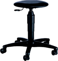 Drehhocker TEC 60
Kunstledersitz schwarz
Sitzhöhe 400-530 mm