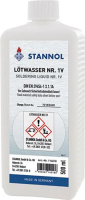 STANNOL-Lötwasser
500-ml-Flasche  P9189.0500
UN 3082