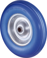 Rad pannensicher C91.400
400mm,Poly blau,Radk.
Stahlf.,RL,Rillenprofil