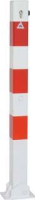 Absperrpfosten rot/weiß
H900xB70xT70 mm umlegbar
mit Profilzylinder