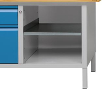 Fachboden für
Kastenwerkbank Format
verzinkt