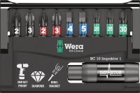 Bit-Sortiment Impaktor
 9tlg. gemischt      Wera