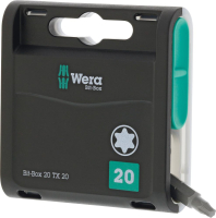 Bit-Box 20 H
T20x 25mm 20er Box   Wera