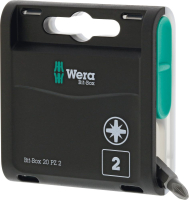 Bit-Box 20 H
PZ2x 25mm 20er Box   Wera