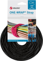 VELCRO Klettkabelbinder
ONE-WRAP Strap
20 x 200mm, schwarz,