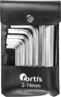 Winkelschraubendreher-
Satz in Tasche
10-teilig 2-14mm
FORTIS