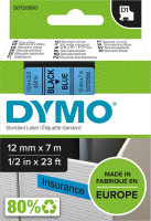 DYMO-Schriftband 12 mm x 7 m
schwarz/blau  P9735.0035