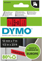 DYMO-Schriftband 12 mm x 7 m
schwarz/rot  P9735.0040