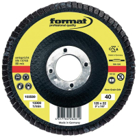 FORMAT-Schleifmopteller ZK
125 mm K80 gerade  P8265.0080
f. Stahl-/Edelstahlbearb.