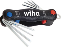 Klapphal. Mini-PocketStar
 8tlg. kombiniert SB Wiha