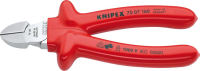 Seitenschneider verchromt
180mm tauchisoli.  Knipex