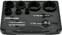 FORMAT Elektr. HSS-BI-Metall-
Lochsägesatz 22 - 68 mm
11-teilig  -  P2713.0007