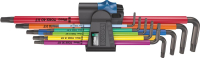 WERA Inbusschl.-Satz 9tlg.
TORX TX8-40 lange Ausf. HF
MULTICOLOUR-CLIP P5916.0900