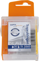 Trapezklinge a  50 Stück
Standard 0,65mm      Lutz
