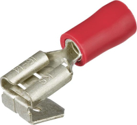 Flachsteckh.  rot m.Abzw.
0,5-1,0mm2 a100St. Knipex
