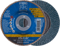 Fächerschleifsch. Z 60PSF
115mm K 60 ger.     Pferd