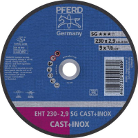 PFERD-Trennscheibe A24QSG
230x2.9 mm gerade  P8098.0231
f. Edelstahl-Gußbearbeitung