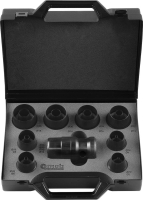 Locheisen-Satz 3-40mm/21tlg.
in Metallkassette  P7126.0040