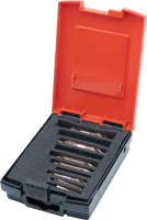 Zentrierbohrer Set DIN333
HSSCo5 Form A 1,0-4,0mm
6-teilig TiAlN FORMAT