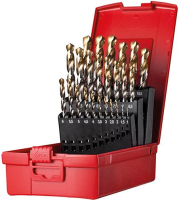 Spiralbohrer Set 1-13mm
x0,5 in A002 in Box
118G Typ N 4xD 25tlg.
Tin Tip A095204 Dormer