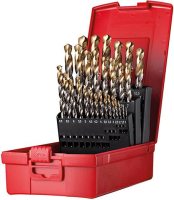 Spiralbohrer Set 1-13mm
x0,5+KL A002 in Box
118G Typ N 4xD 29tlg.
Tin Tip A095206 Dormer
