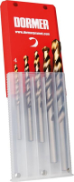 Spiralbohrer Set 4-10mm
x1,0 A002 in Box
118G Typ N 4xD 5tlg.
Tin Tip A08910 Dormer