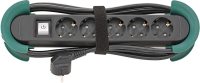 Steckdosenleiste  5-fach
H05VV-F3G1,5 3m
Aufrollhilfe und Haken
FORTIS