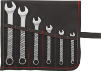 Ringmaulschlüssel-Satz
DIN3113A 7-19mm
6-teilig in Rolltasche
FORMAT