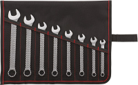 Ringmaulschlüssel-Satz
DIN3113A 8-19mm
8-teilig in Rolltasche
FORMAT