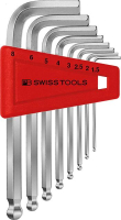 Winkelschraubendreher-
Satz im Kunststoffhalter
8-teilig 1,5-8mm
Kugelkopf PB Swiss Tools