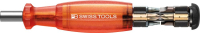 Magazin-Bithalter rot
8-teilig Schlitz, PH, TX
PB Swiss Tools