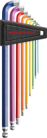 Winkelschraubendreher-
Satz im Kunststoffhalter
9-teilig1,5-10 90-100Grad
Rainbow PB Swiss Tools