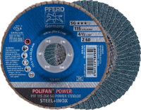 PFERD-Fächerschleifscheibe ZK
115 mm K60 gerade  P8310.0060