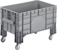 Großbehälter PE fahrbar
B1040xT640xH670 mm
grau Volumen 220 l VE4