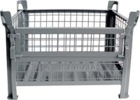 Gitterbehälter RAL7005
B1200xT800xH600 mm
Nutzlast 1t Auflast 4t
