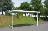 Überdachung Mod. Leipzig
B4300xT2200xH2350 mm
RAL 9002 grauweiß
