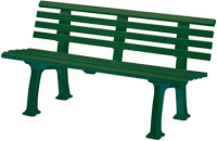 Gartenbank SYLT
3-Sitzer Länge 1500 mm
grün