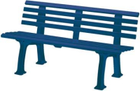 Gartenbank SYLT
3-Sitzer Länge 1500 mm
blau