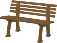 Gartenbank IBIZA
2-Sitzer Länge 1200 mm
braun