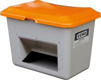 Streugutbehälter 200 l
B890xT600xH640 mm
mit Entnahmeöffnung