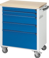 Werkzeugwagen
B700xT520xH860mm
RAL 7035/5010 BMP: 25 mm