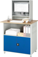 Computer-Tisch
B1100xT800xH1810 mm
RAL 7035/5010 stationär