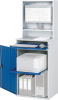 Computer-Schrank
B650xT520xH1770 mm
RAL 7035/5010 stationär