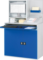 Computer-Schrank
B1100xT520xH1770 mm
RAL 7035/5010 stationär