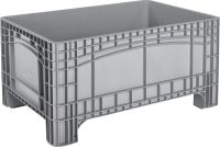 Großbehälter PE stationär
B1200xT800xH580 mm
grau Volumen 354 l VE3